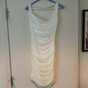 White evening dress XL